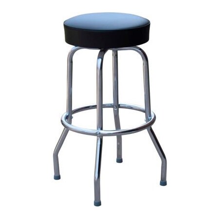Richardson Seating Swivel Barstool - 30inH - Black 1950BLK